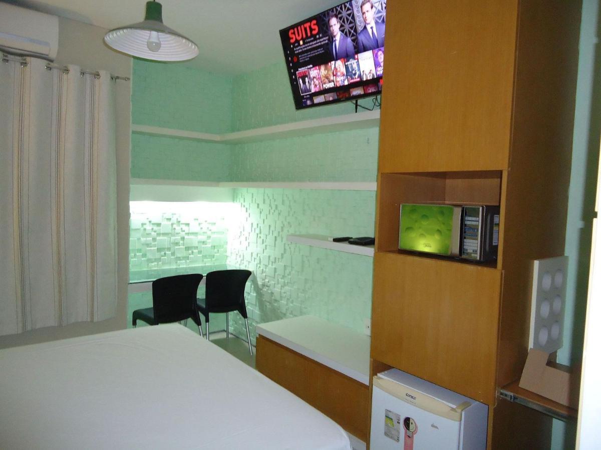 フォルタレザ804 Lindo Flat Mobiliado Com Vista Lateral Mar Na Praia De Iracemaアパートメント エクステリア 写真