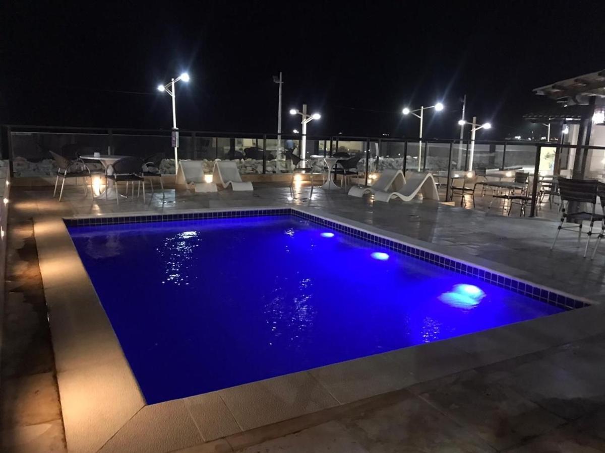フォルタレザ804 Lindo Flat Mobiliado Com Vista Lateral Mar Na Praia De Iracemaアパートメント エクステリア 写真